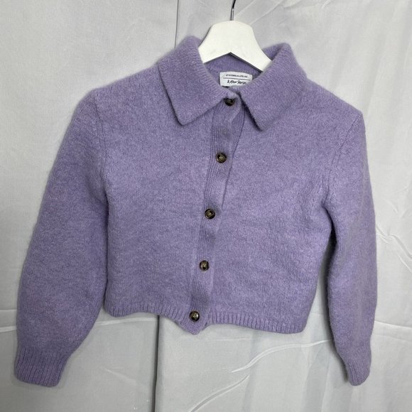 Stockholm Atelier & Other Stories Sweaters - Stockholm Atelier & ￼other Stories Alpaca Wool Cardigan Sweater Knit Button S